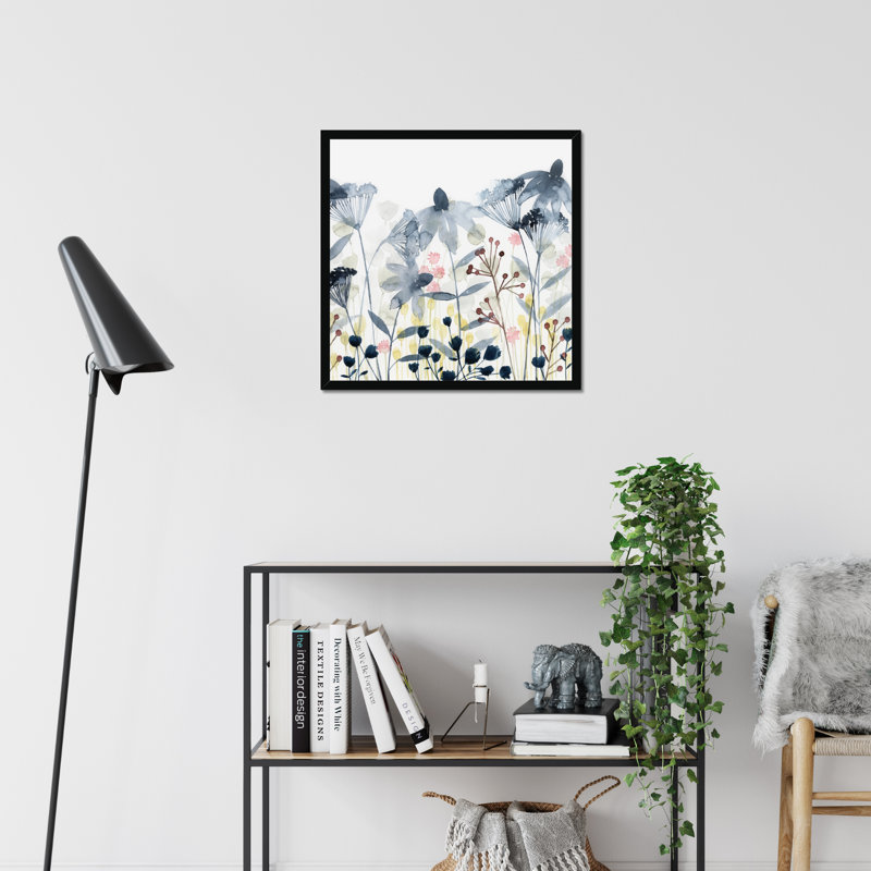 Layered Gardens II by Grace Popp - Painting, Black Framed Paper Print, 55cm H x 55cm W