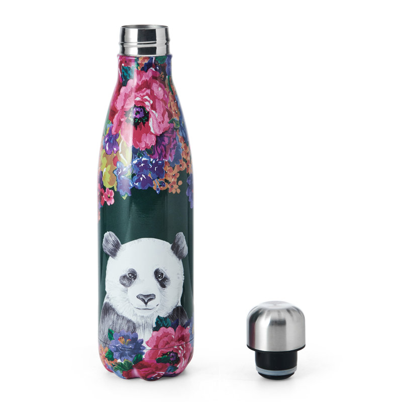 Mikasa Wild at Heart Panda Insulated Water Bottle, 500ml