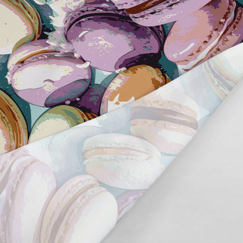 Tapisserie murale Desserts Macarons, 51 po x 60 po