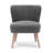 Upholstered Side Chair with Ottoman-2017370344