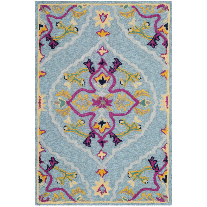 Blokzijl Hand Tufted Wool Oriental Rug, Rectangle 2' x 3'