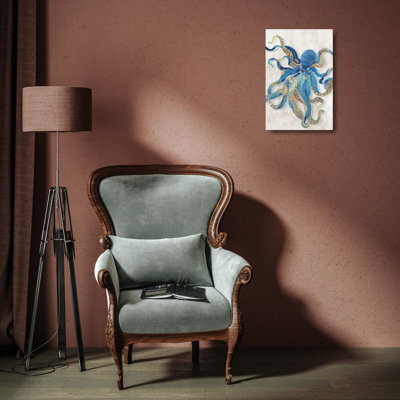 Art sur toile tendue par Longime Tides Wilson, Aimee, Blue Octopus