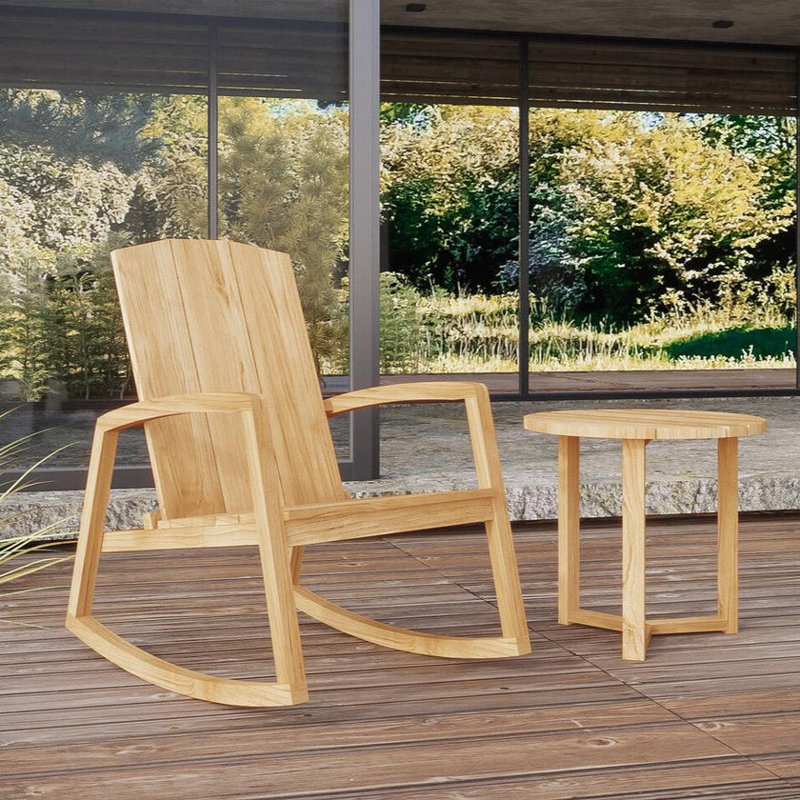 Bainbridge Teak Outdoor Rocking Armchair