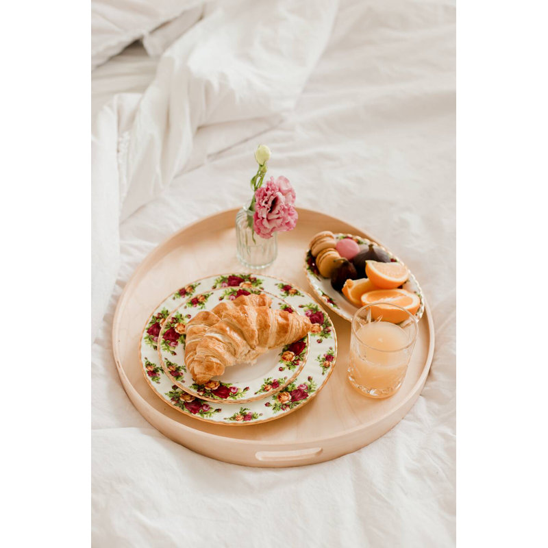 Royal Albert Old Country Roses 20 Piece Bone China Dinnerware Set, Service for 4