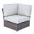 Grandstaff Wicker Fully Assembled 4 - Person Seating Group with Cushions-36368613