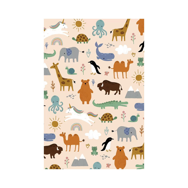 Baby Animal Menagerie I by Nina Seven - Wrapped Canvas Painting, 66.04 cm H x 45.72 cm W x 1.91 cm D