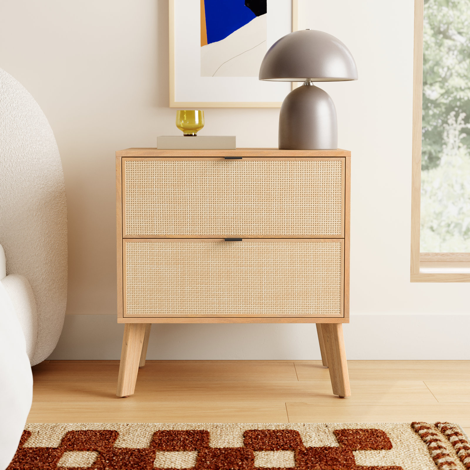 Cory Nightstand, Natural Wood
