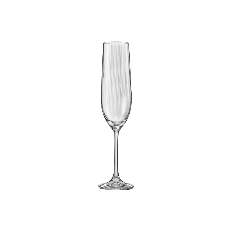 Viola Optic 7 oz. Crystal Flute