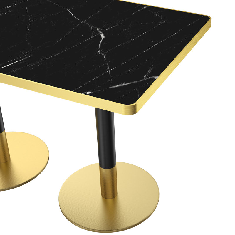 Table de salle à manger 47,24 "Tulip, Noir