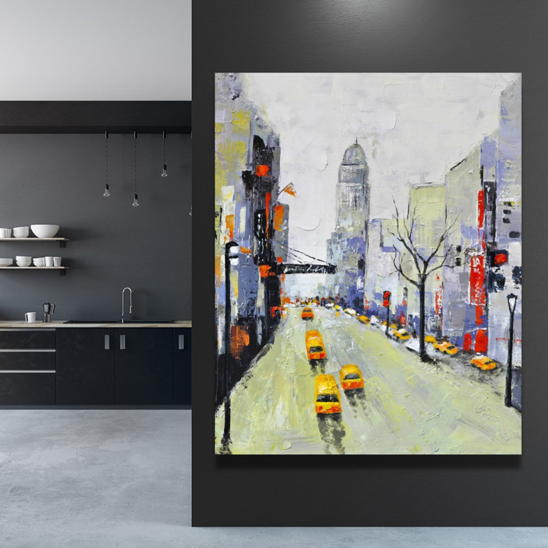 Contemporary Canvas, 60" H x 48" W