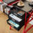 Drafting Table Red With Stool