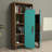 Modern Bookshelf, 5 Shelves, 35.4 x 51.9 x 12.6 inches | 100% Melamine Coated Particle Board, Thickness: 0.7 inches | Wall-Mountable Design, Stylish & Functional Storage Solution for Home or Office, Solid Color - Elegant Novelty-1412859010