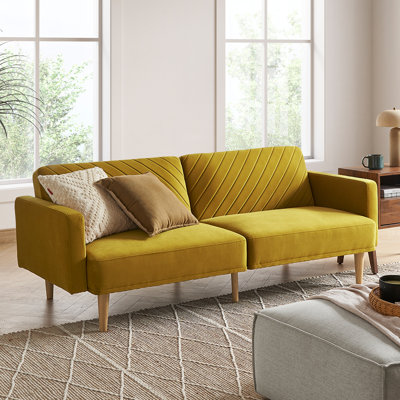 Twin 77.5" Wide Convertible Sofa by Latitude Run