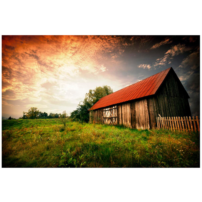 «Country Paradise», reproduction de photo sur verre