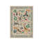 Botanical and Cute Animals Theme Woven Base Machine Washable Rug-442101052
