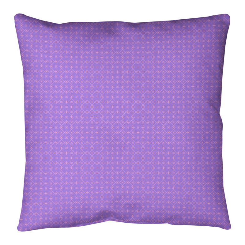 Coussin de sol Katelyn Elizabeth, 36 po x 36 po, Mauve / Rose