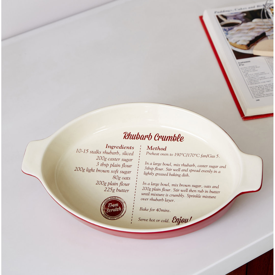 Symple Stuff Oval Stoneware Baker Bakeware