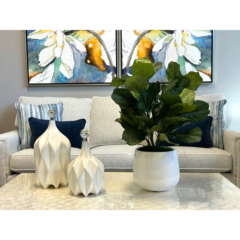 Organic Modern Faux Fiddle Leaf Fig Plant