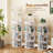 5-Tier 360° Rotating Bookshelf Tower (White)-1528161733