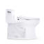 TOTO Ultramax Low Profile WASHLET+ S7A One-Piece Elongated 1.28 GPF Universal Height Toilet with CEFIONTECT, Cotton White - MW6184736CEFG#01