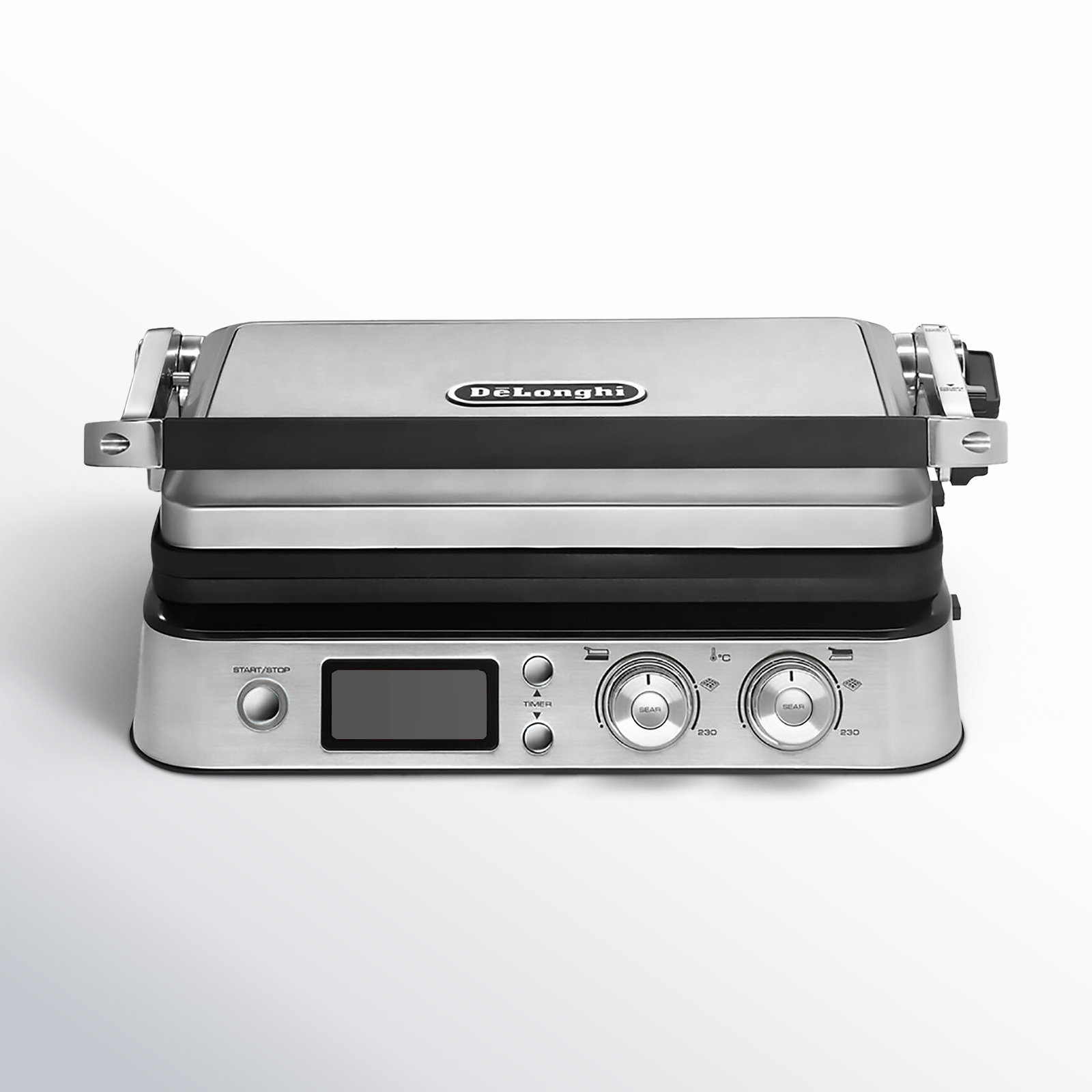 De'Longhi Livenza All Day Combination Contact Grill and Open Barbecue, Stainless Steel