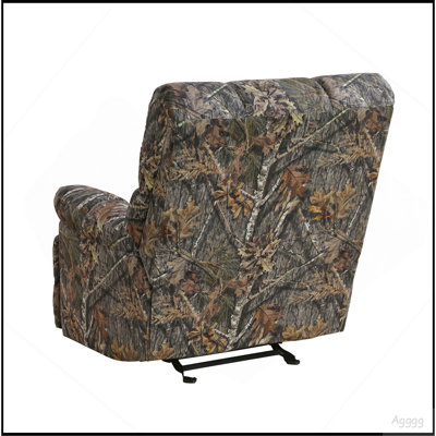 Fauteuil inclinable moderne en tissu de microfibre rembourré avec motif de camouflage durable 1 pièce