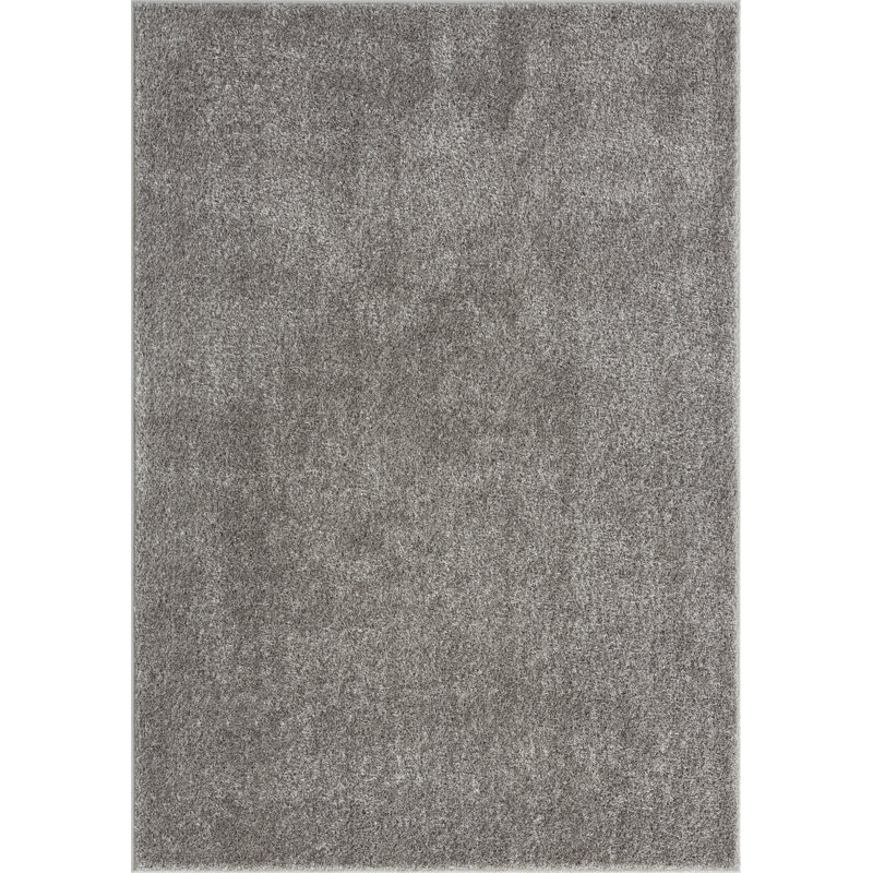 Phoebie Abstract Machine -made Area Rug, Rectangular 80 x 150cm, Grey/Brown/Blue