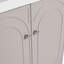 Lavabo de salle de bain autoportant et 2 portes d'armoire à fermeture en douceur -640615395-640615405