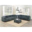1 pièce OTTOMAN SEULEMENT Chenille Tissu Cocktail OTTOMAN Siège Coussin Mobilier de salon-2108666868