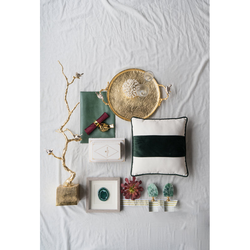 Celles Tray Top End Table, Gold
