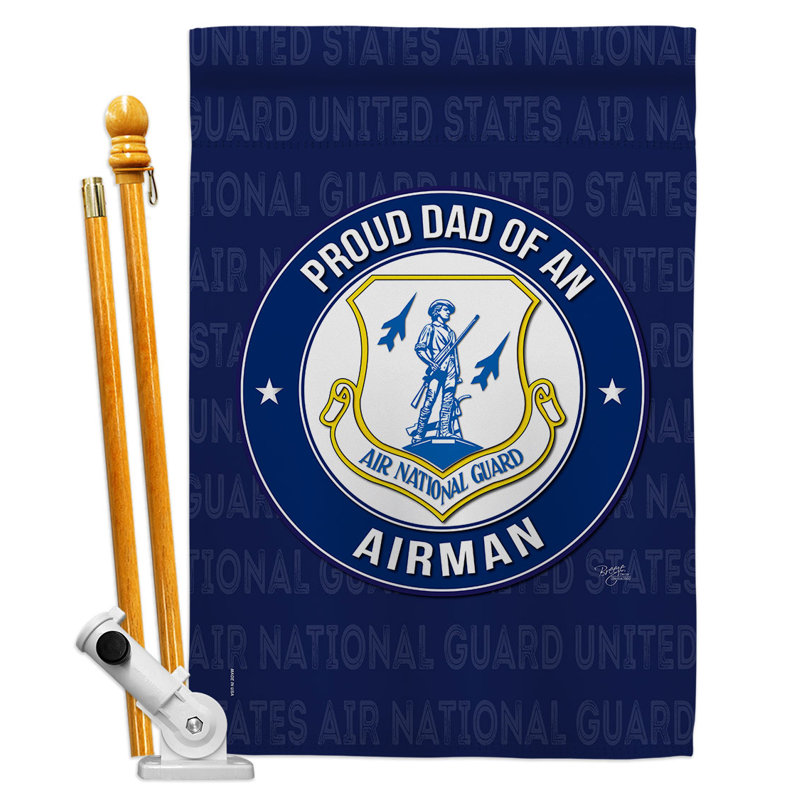 Double Sided 40'' H x 28'' W Polyester Flag Set