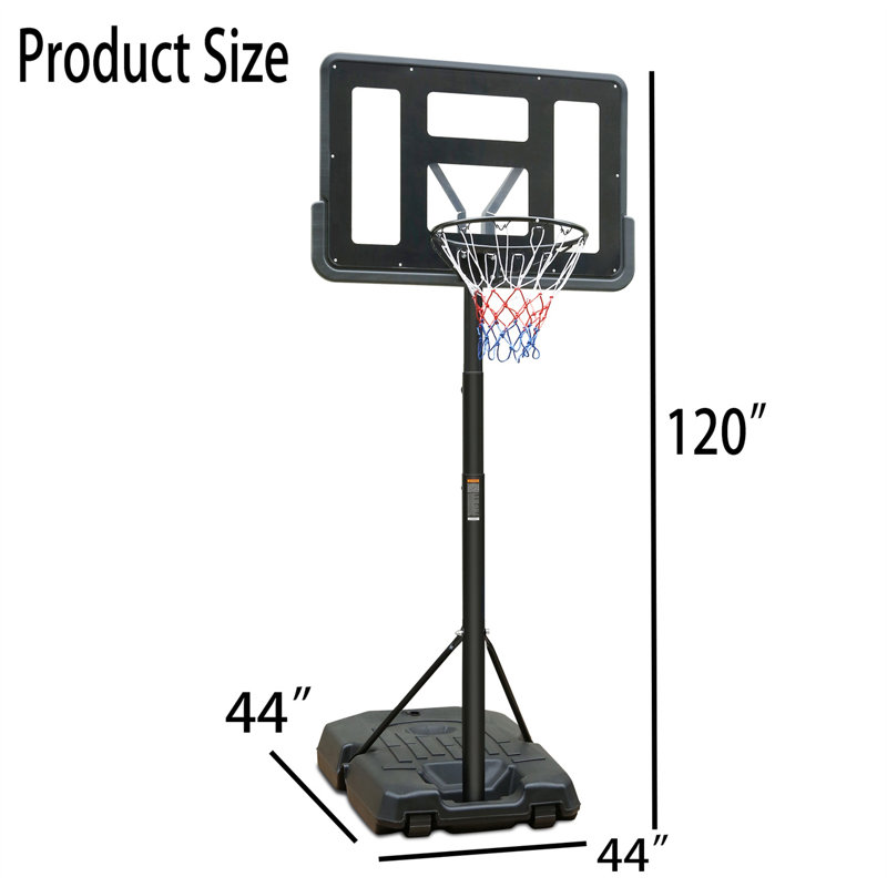 Panier de basketball portatif en fer à hauteur ajustable Tonwin