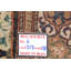 Tapis de la surface en laine beige/brun 4 pi 1 po x 7 pi 1 po one-of-kind-1900 noué la main Damascus