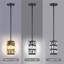 Mini luminaire suspendu moderne en cristal 3Pack