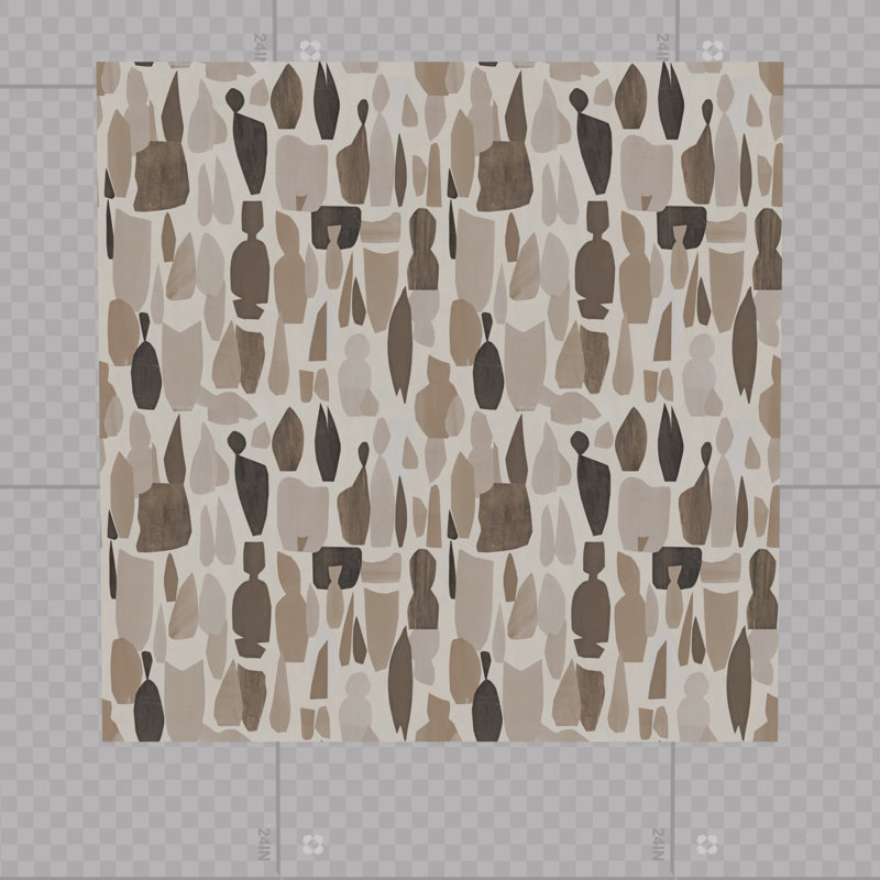 Susan Hable Abstract Wallpaper by Susan Hable, Brown