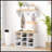 2-In-1 Coat Rack Shoe Bench Set