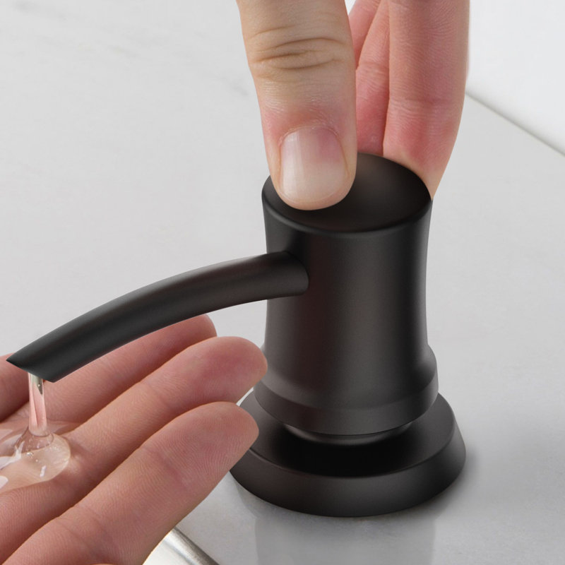 Distributeur de savon, Noir mat