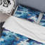 Blue Celestial Aura Camouflage Abstract Duvet Cover-1017683220