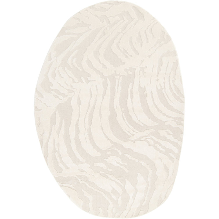 Oval Abstract Area Rug
