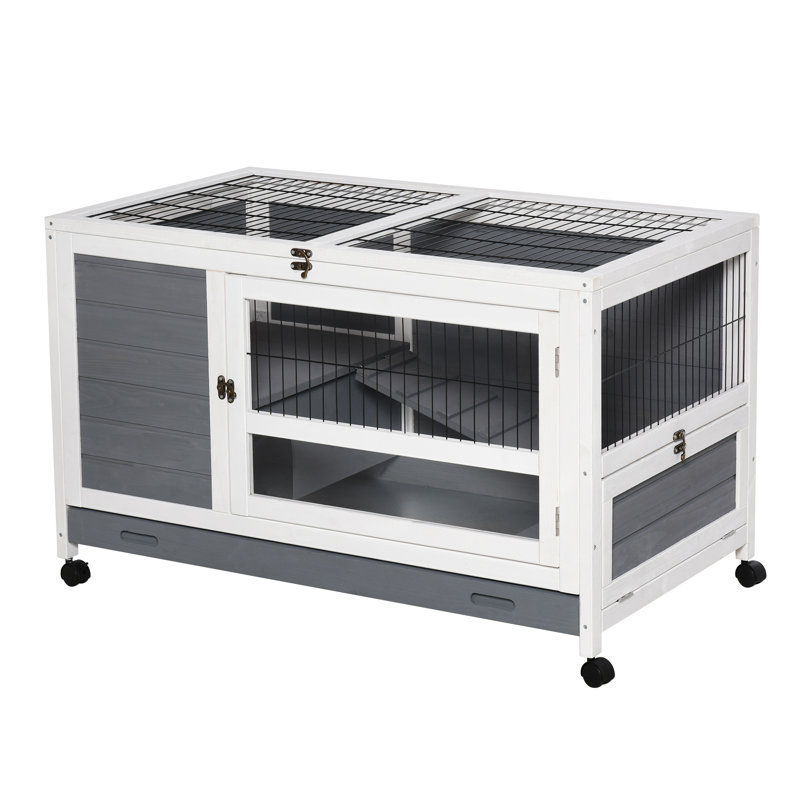 Cage à lapin avec rampe Barkeley