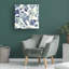 «Soft Blue Florals III» par Wild Apple Portfolio - peinture sur toile tendue-733596267