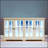 LED Curio Display Cabinet with Antique Finish and Adjustable Shelves, Perfect for Showcasing Collectibles-7506367