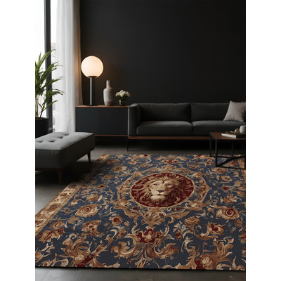 Tapis brun soyeux et moelleux