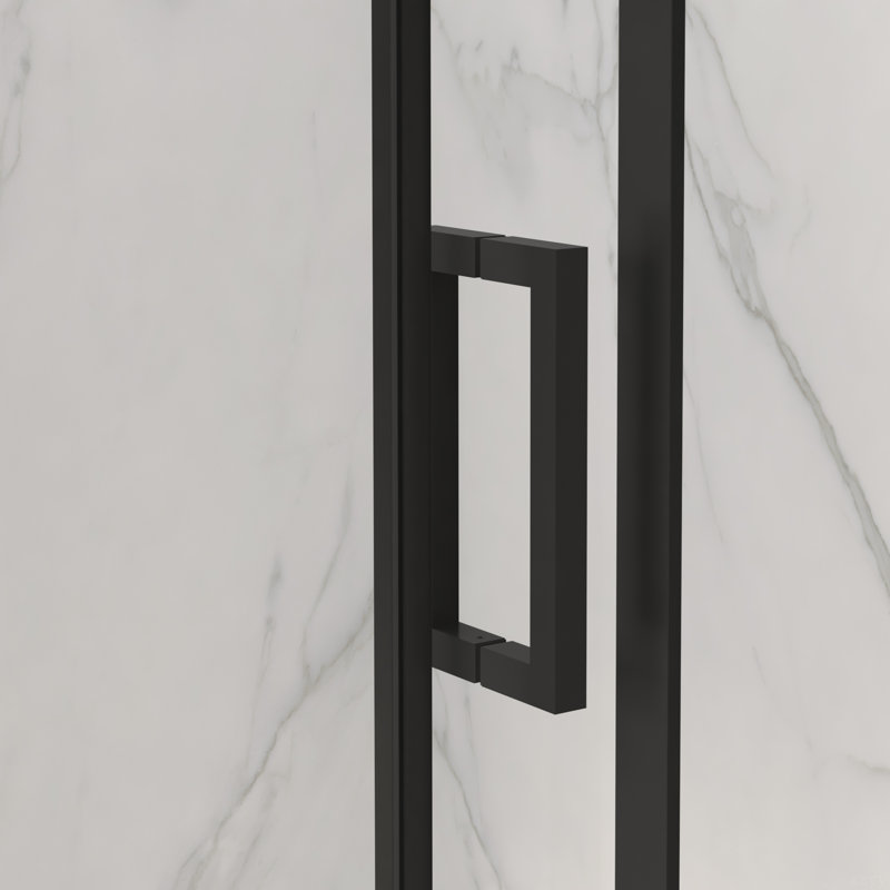 56-60"W X 72"H Frameless Sliding Shower Door,5/16" (8Mm) Thick SGCC Tempered Clear Glass,Double Side Easy Clean Coat