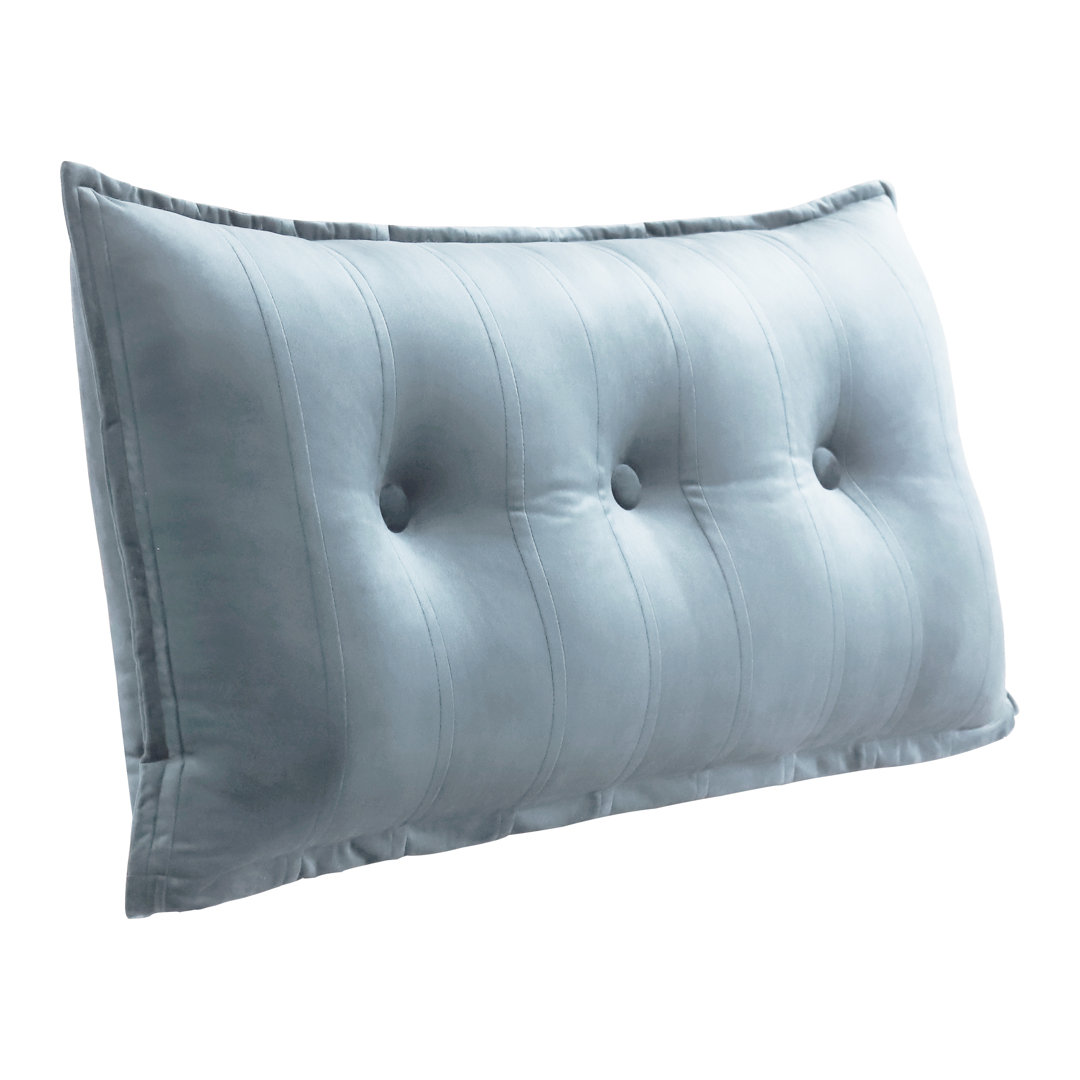 Sit-up Back Comfort Large Velvet Lumbar Body Pillow for Side Sleepers