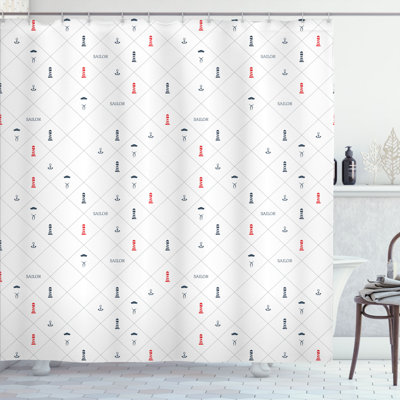 Shower Curtain with Hooks Included