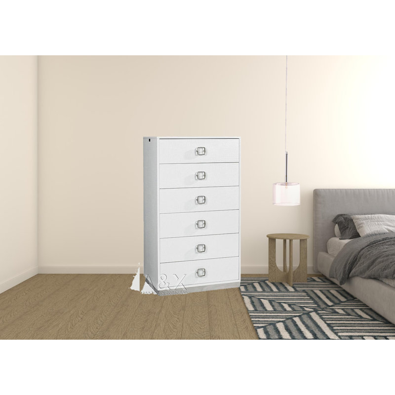Commode 6 tiroirs H 31,5 po Hossain
