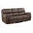 Delwayne 90'' Modern & Contemporary Microfiber Power Double Reclining Sofa with zero clearence recliner  Design, One-Touch Power Control and USB Charging Port-150734674-194685593