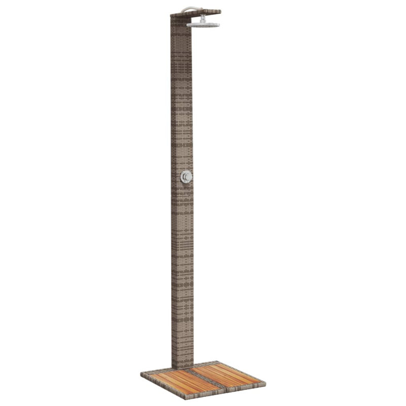 Unité de jardin autoportante en rotin PE 19,7 x 21,7 x 88,2 po WALPLUS, Gray