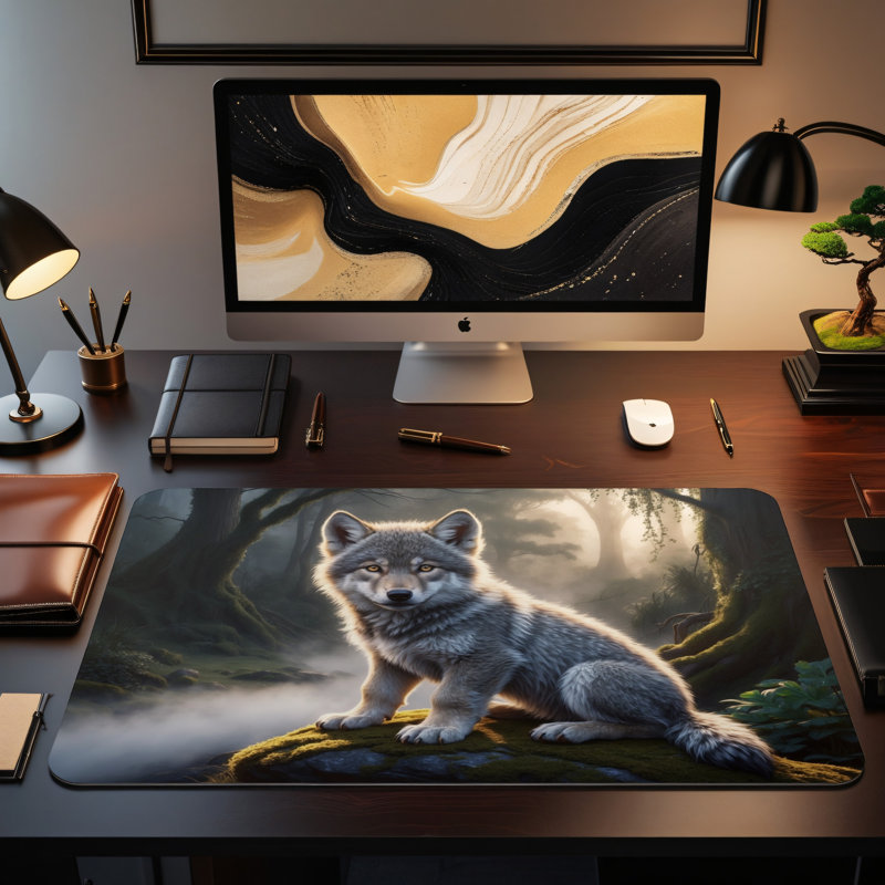 Polyester Desk Pad, 23.6x13.8